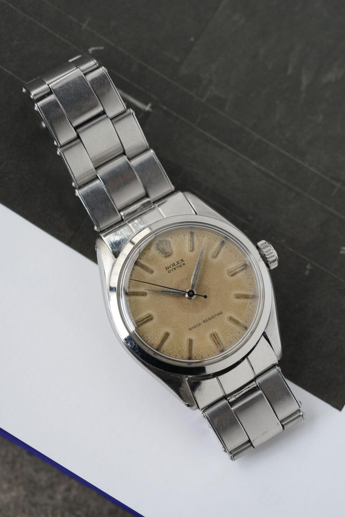 1957 ROLEX Oyster Ref6480 Ivory Dial Vintage