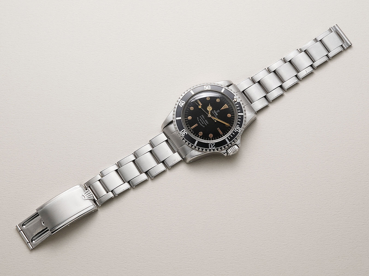 1968 TUDOR Oyster Prince Small Rose Submariner Ref7928 Gilt Dial