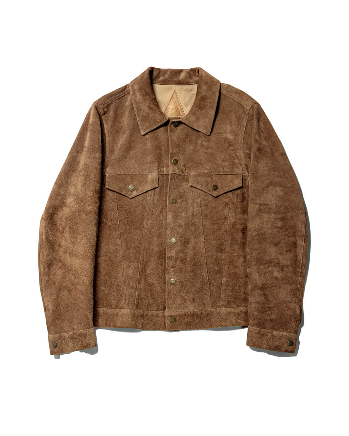 A LEATHER 3rd Jacket Suade Leather Camel