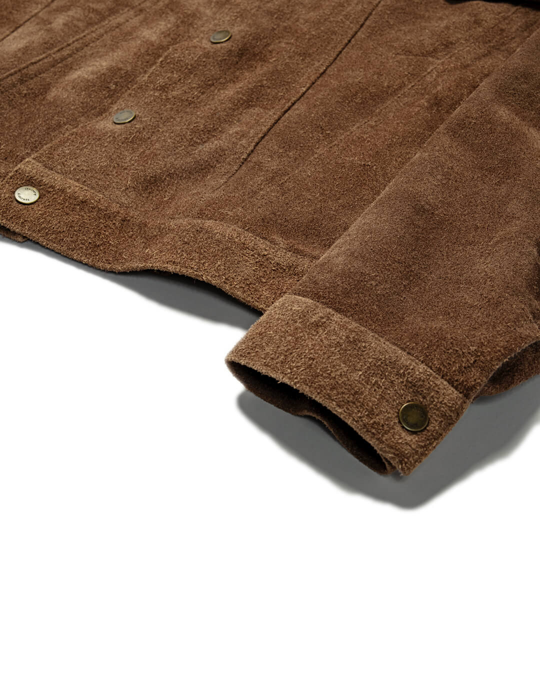 A LEATHER 3rd Jacket Suade Leather Camel