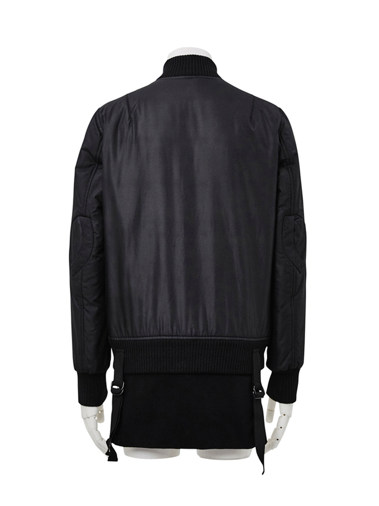 HELMUT LANG 2003 Autumn Winter Nylon Jacket Black