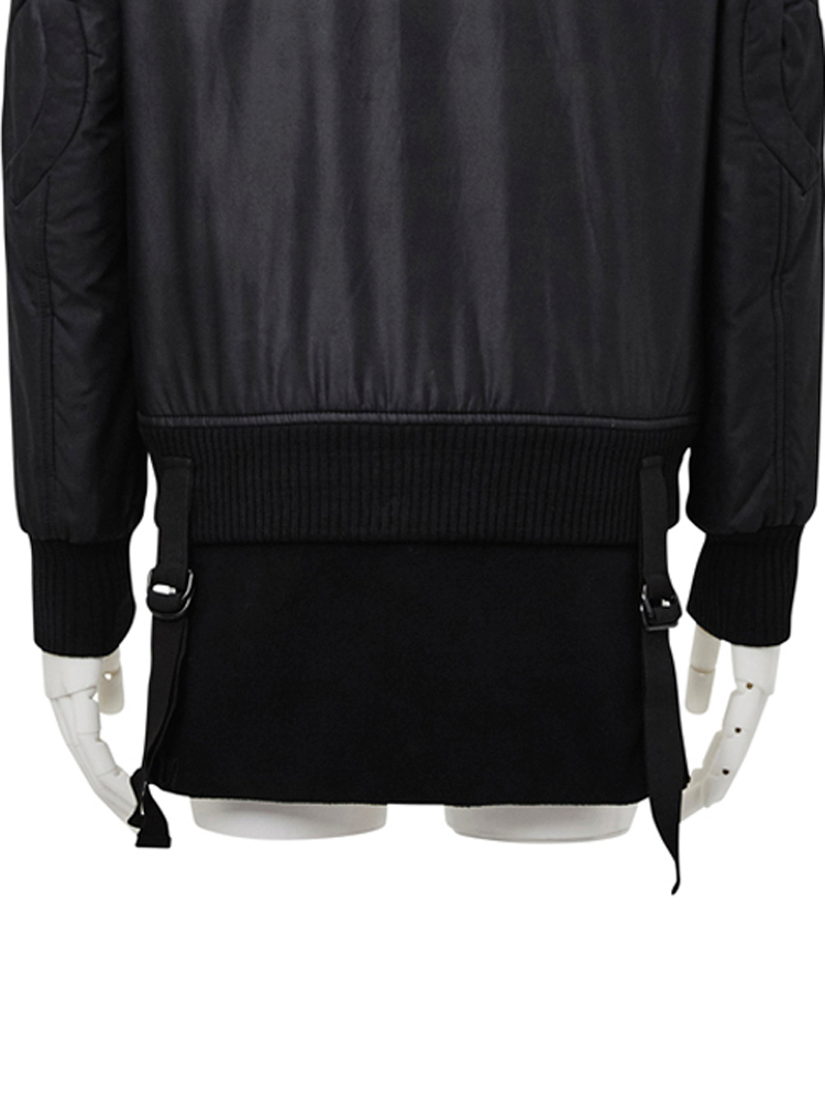 HELMUT LANG 2003 Autumn Winter Nylon Jacket Black