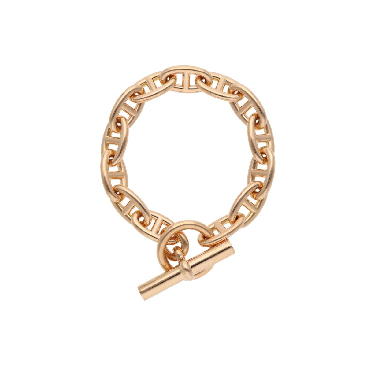 HERMÈS Chaine d'Ancre GM K18 Pink Gold