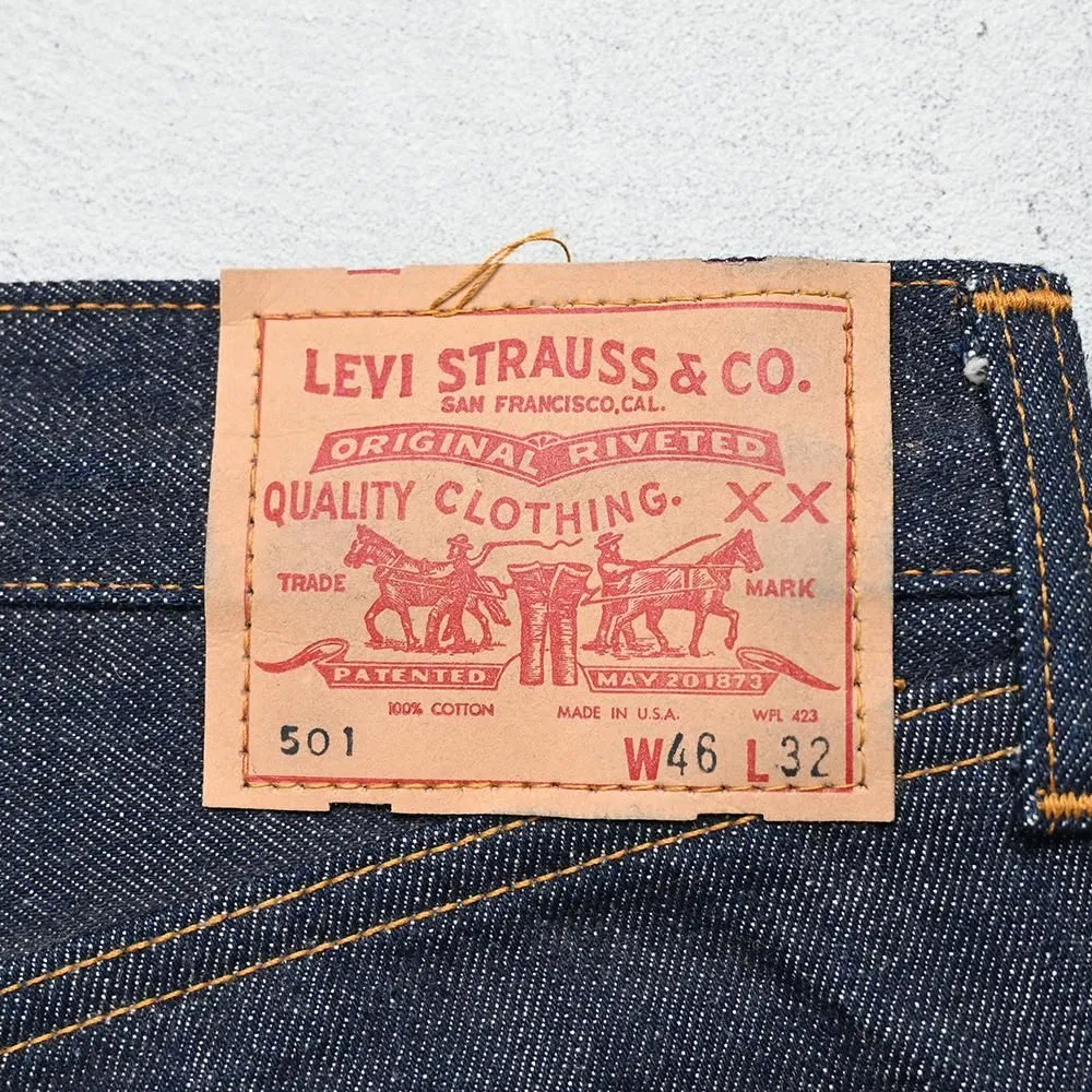 1960's LEVI'S 501 BigE Dead Stock W46 L32 Vintage