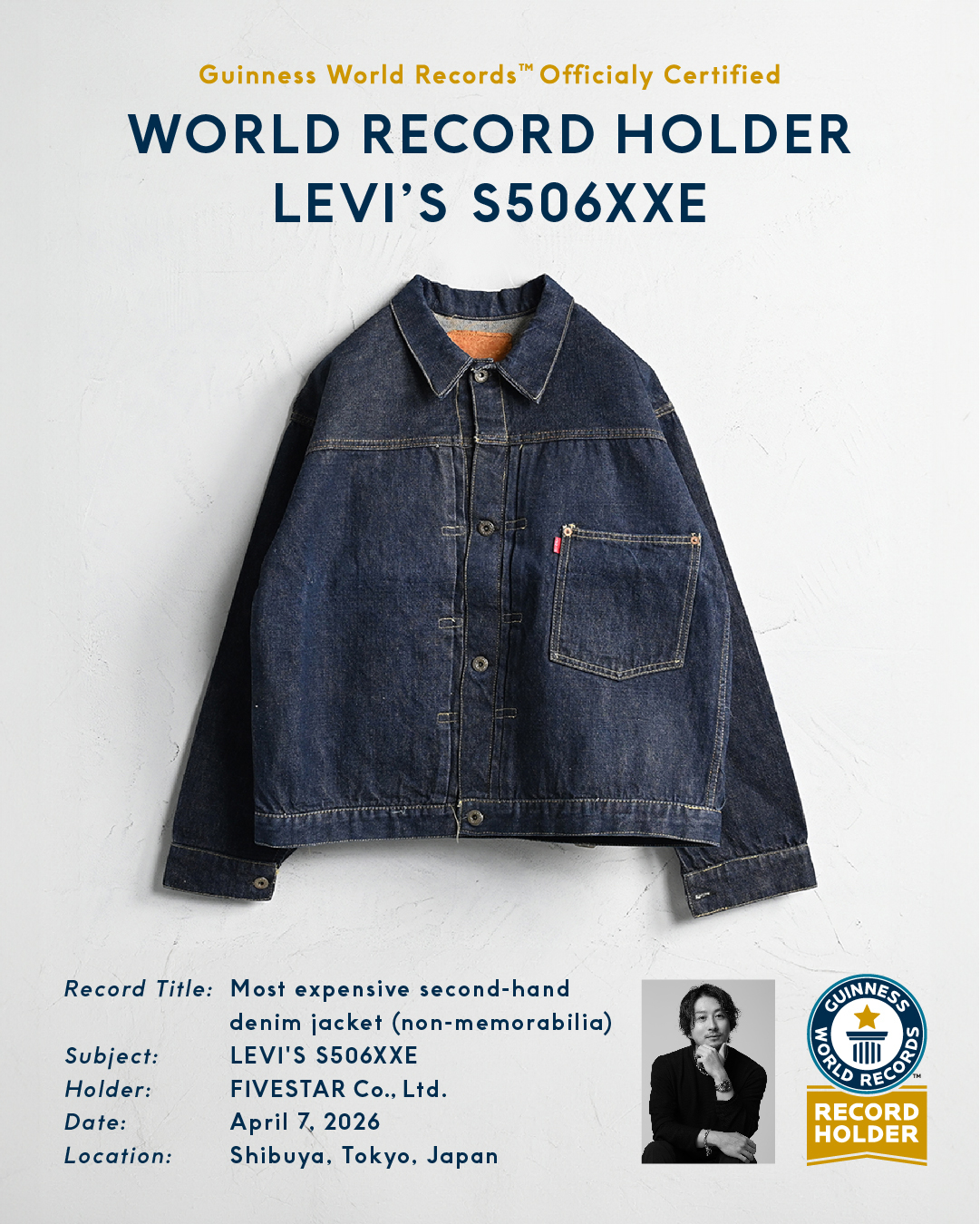 LEVI’S® S506XXE Vintage Guinness World Records