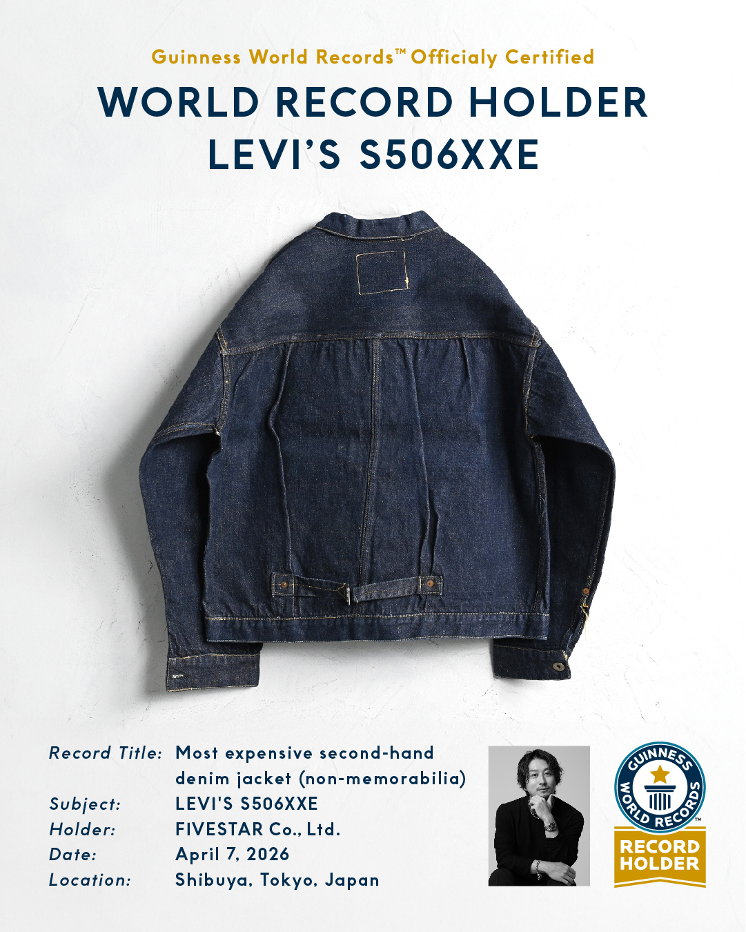 LEVI’S® S506XXE Vintage Guinness World Records
