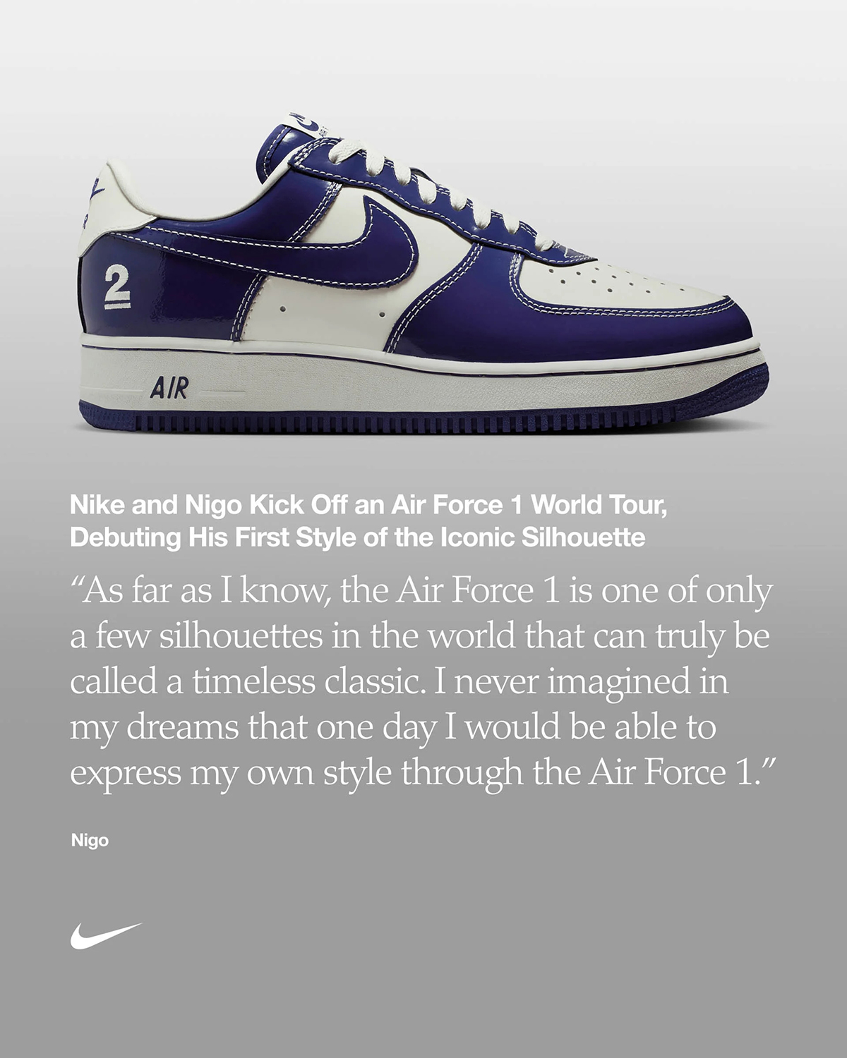 Nike x NIGO LO2 Air Force 1