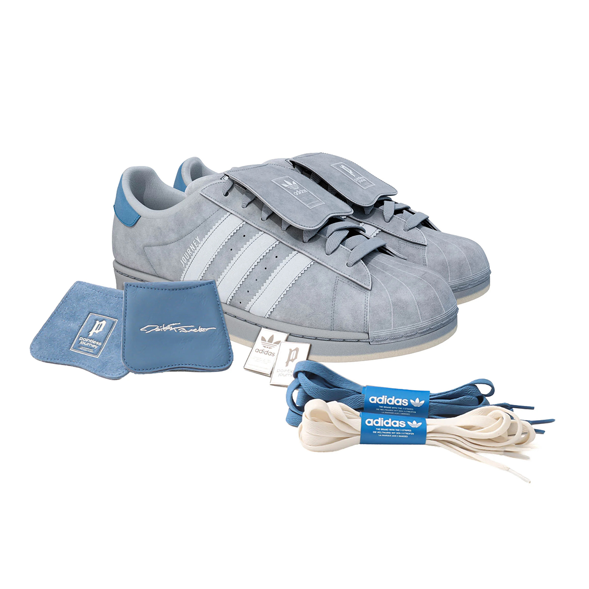 POINTLESS JOURNEY x atmos x adidas Originals SUPERSTAR II atmos DAIKI TSUNETA POINTLESS JOURNEY