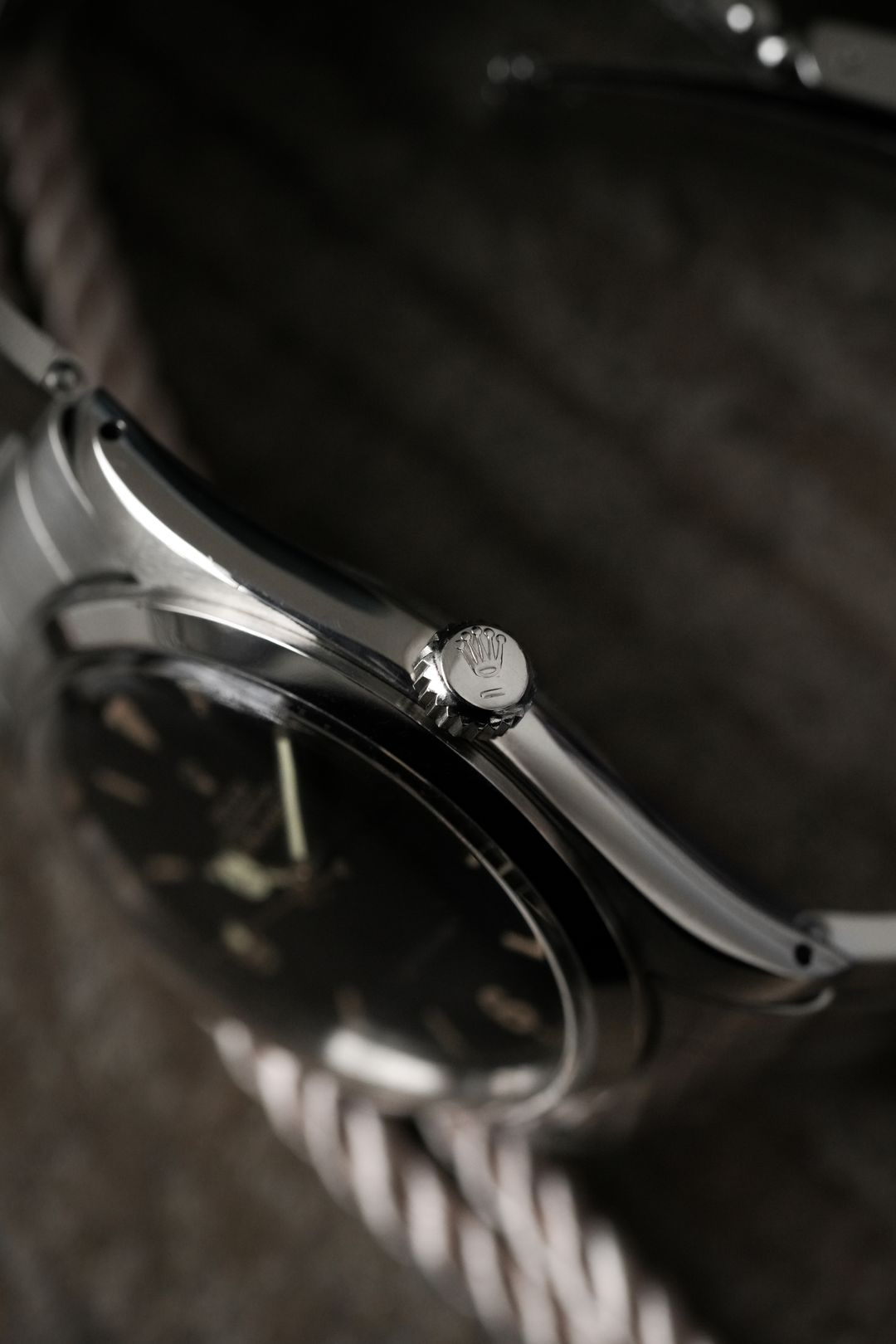 1958 Rolex Explorer I Oyster Perpetual Super Precision Ref.5504MM Circle Gilt Dial