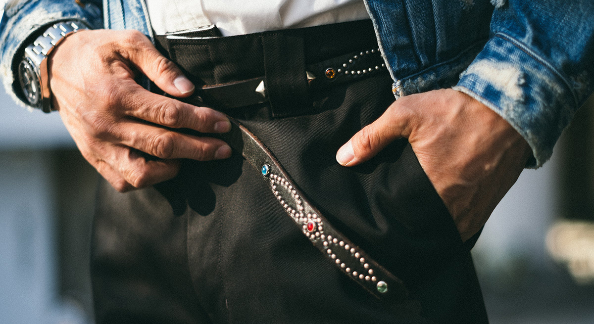 BEDWIN & THE HEART BREAKERS x HTC EXCLUSIVE STUDS BELT HTC
