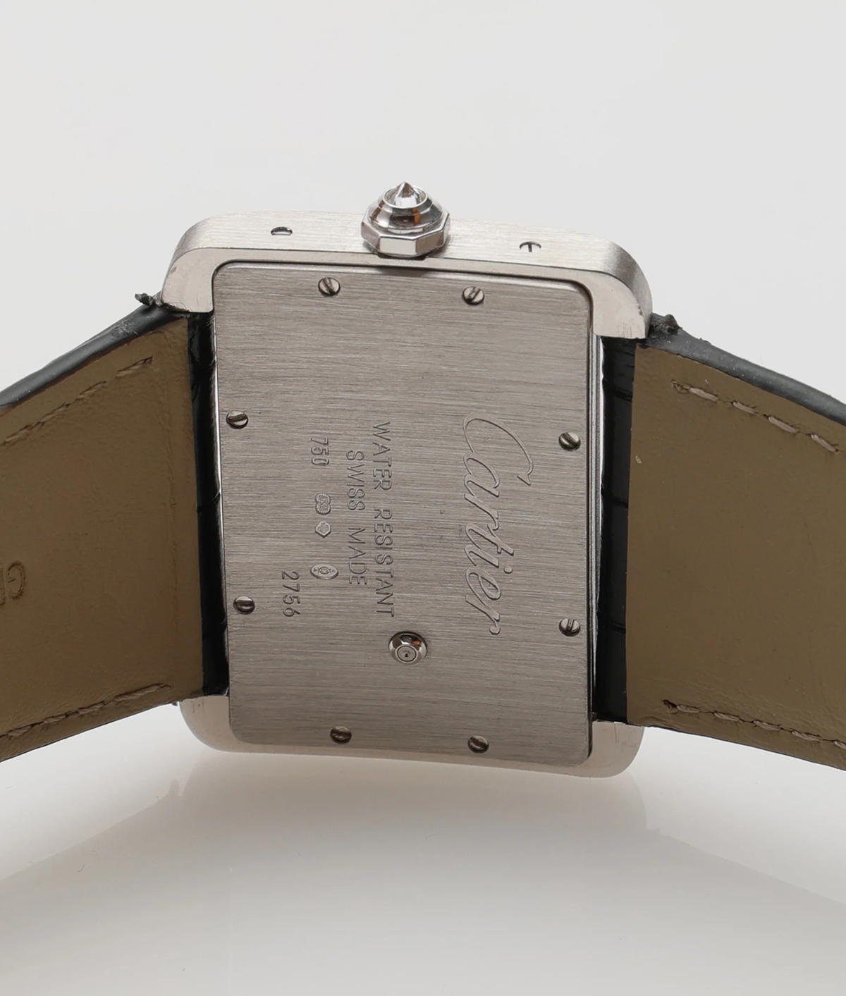 2000's Cartier Tank Divan Dual Time LM