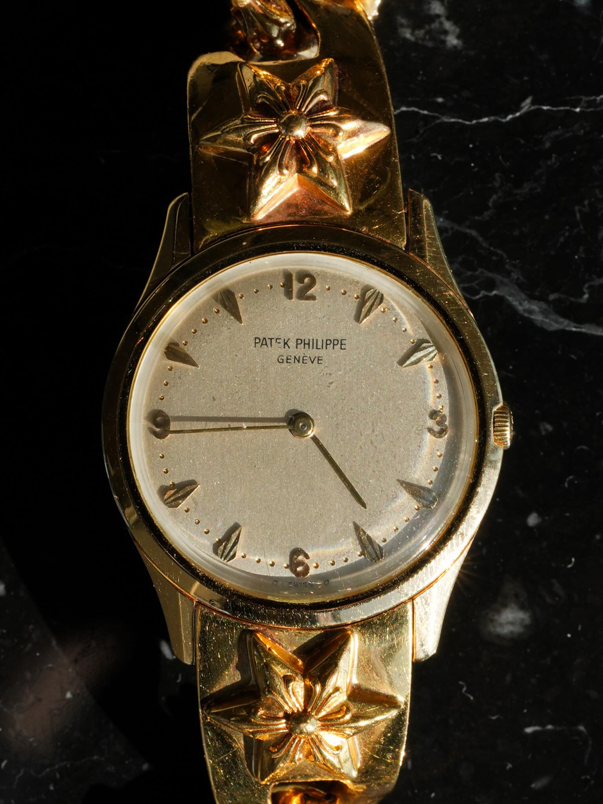 CHROME HEARTS x Patek Philippe Calatrava 2588 22k Yellow Gold Star Watch Band