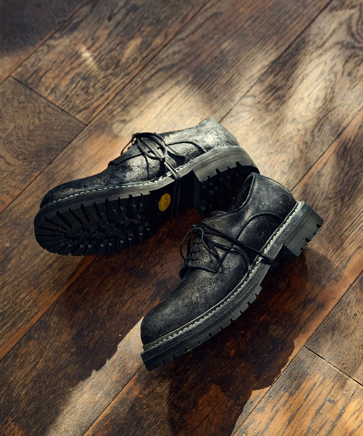 GUIDI for BIOTOP 26SS Vol2 DADDY SHOES COATED BLKT for BIOTOP