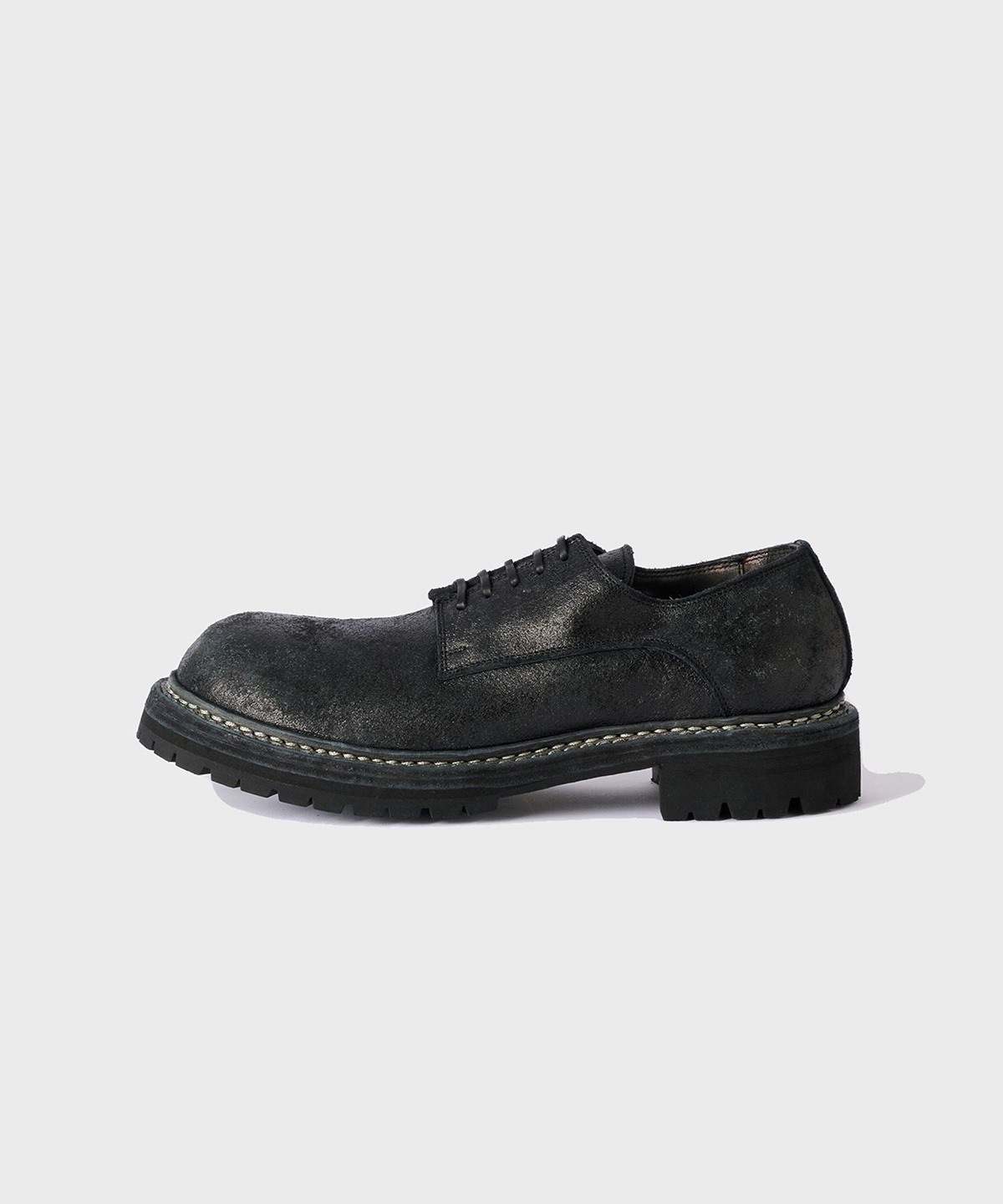 GUIDI for BIOTOP 26SS Vol2 DADDY SHOES COATED BLKT for BIOTOP