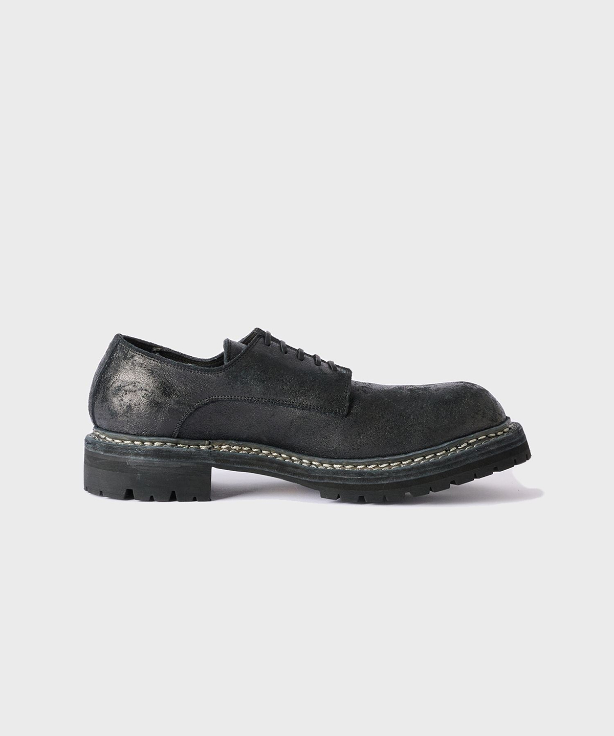 GUIDI for BIOTOP 26SS Vol2 DADDY SHOES COATED BLKT for BIOTOP