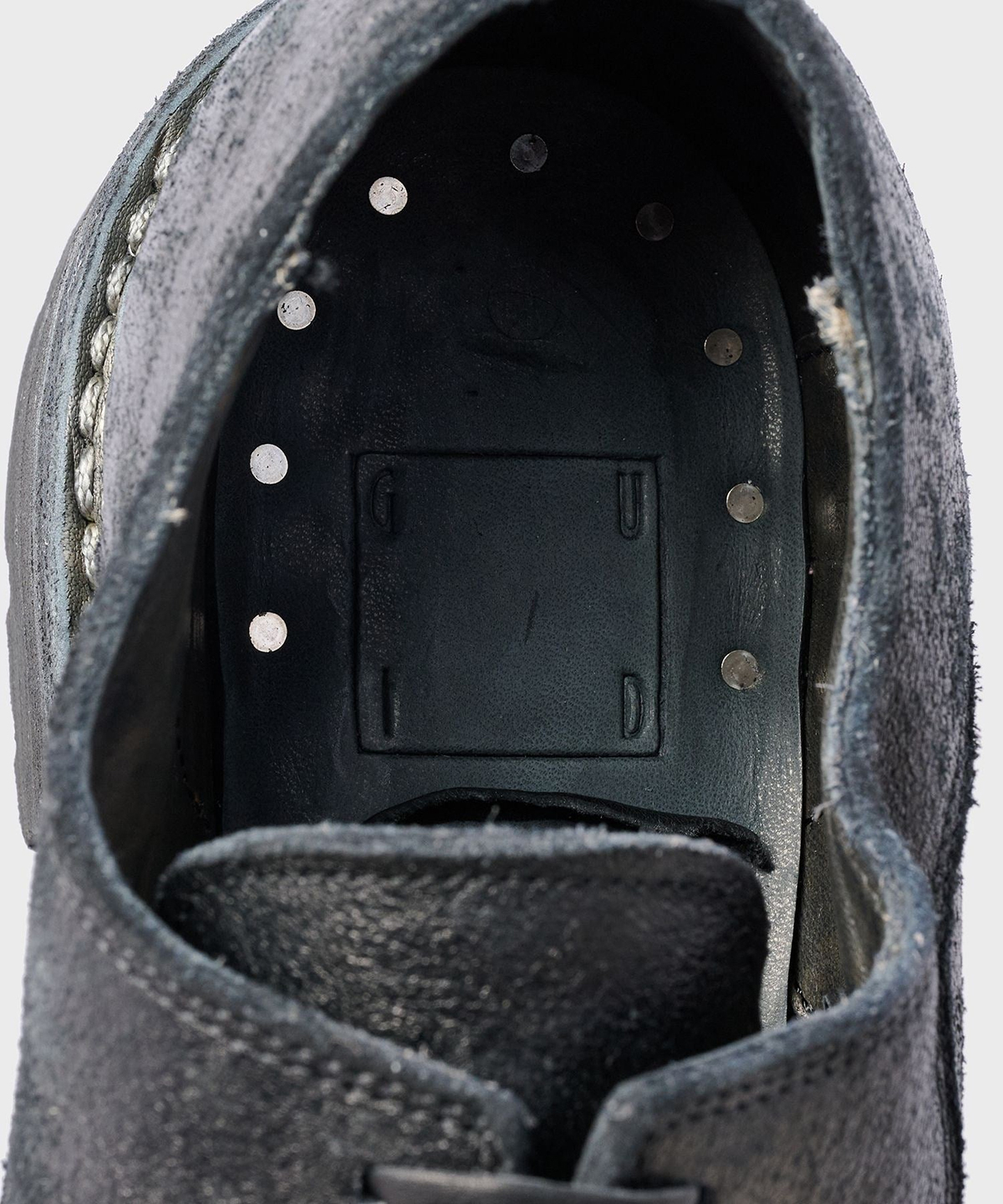 GUIDI for BIOTOP 26SS Vol2 DADDY SHOES COATED BLKT for BIOTOP