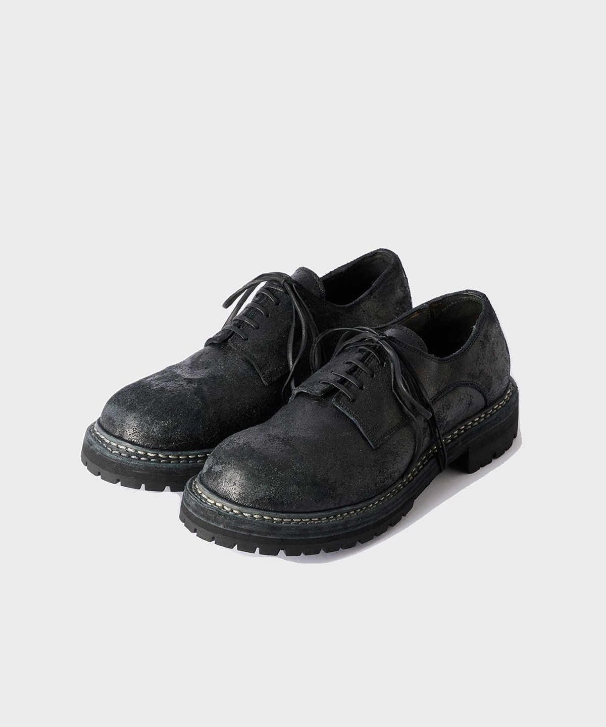GUIDI for BIOTOP 26SS Vol2 DADDY SHOES COATED BLKT for BIOTOP