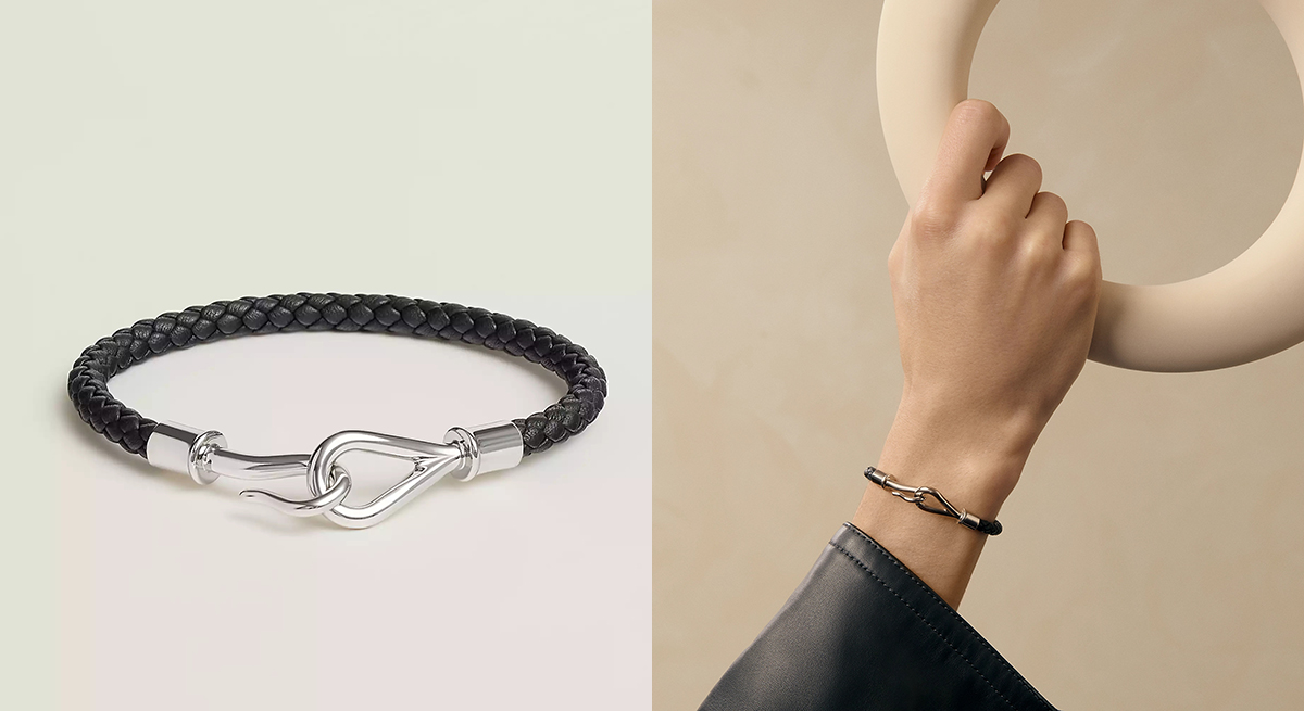 新作 2020年 エルメス　ジャンボブレスレット　黒レザー HERMES 春夏 黒 ブレスレット ''ジャンボ'' エルメス HERMES アクセサリー