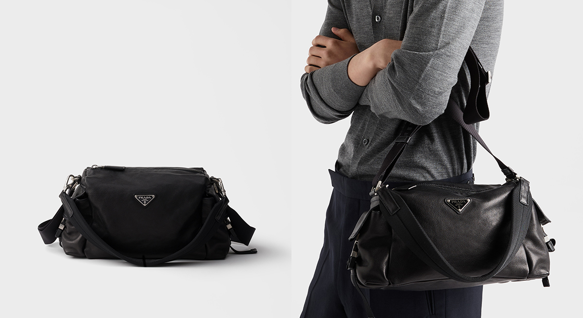 PRADA Explorer Leather Bag