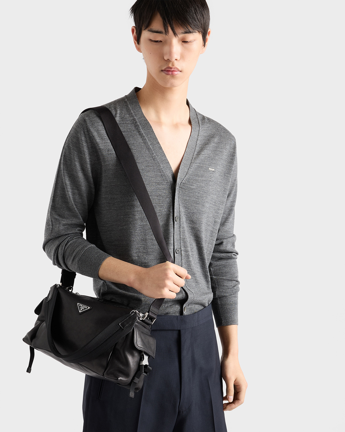 PRADA Explorer Leather Bag