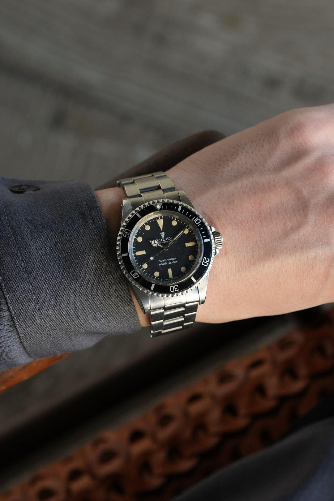 1979 ROLEX SUBMARINER Ref.5513 Matte Black Dial Feet First Vintage