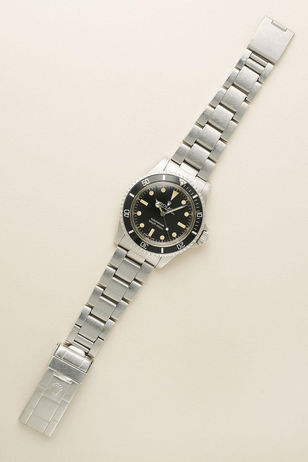 1979 ROLEX SUBMARINER Ref.5513 Matte Black Dial Feet First Vintage