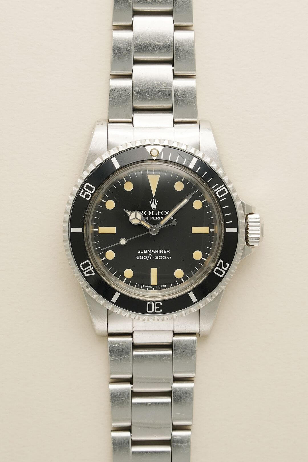 1979 ROLEX SUBMARINER Ref.5513 Matte Black Dial Feet First Vintage
