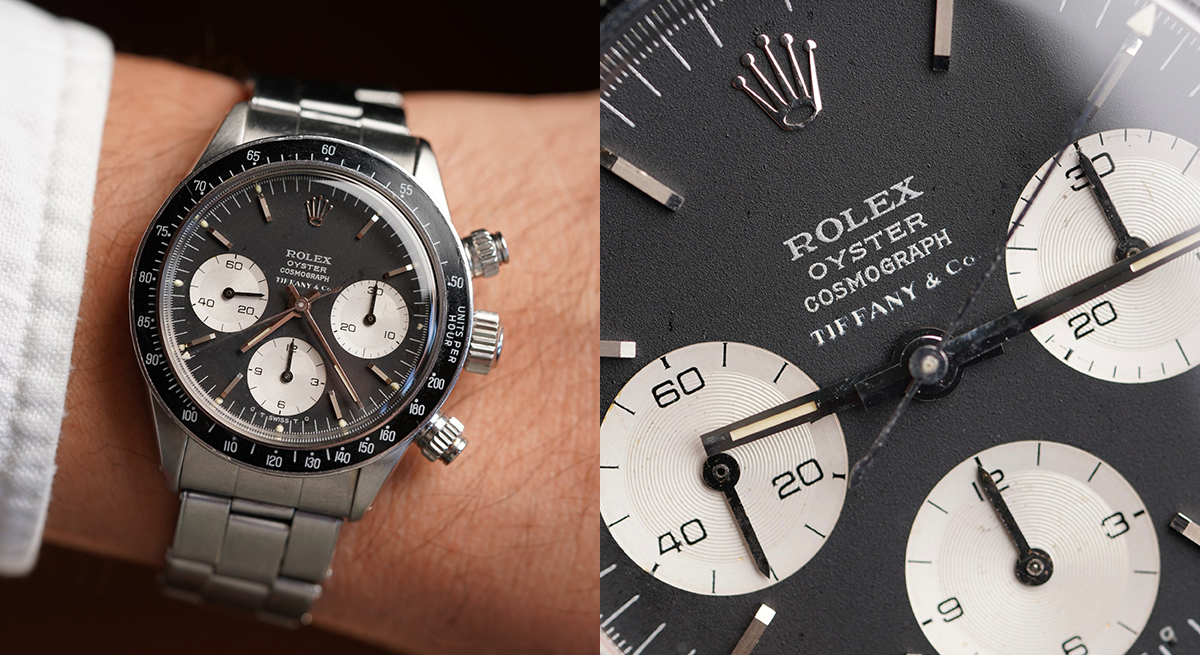 1973 ROLEX x Tiffany & Co. Daytona Ref.6263 Black Dial