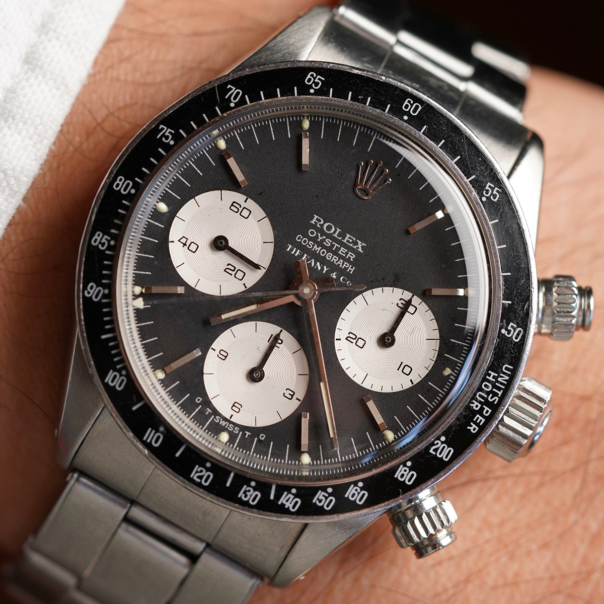1973 ROLEX x Tiffany & Co. Daytona Ref.6263 Black Dial