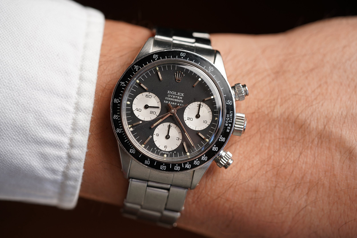 1973 ROLEX x Tiffany & Co. Daytona Ref.6263 Black Dial