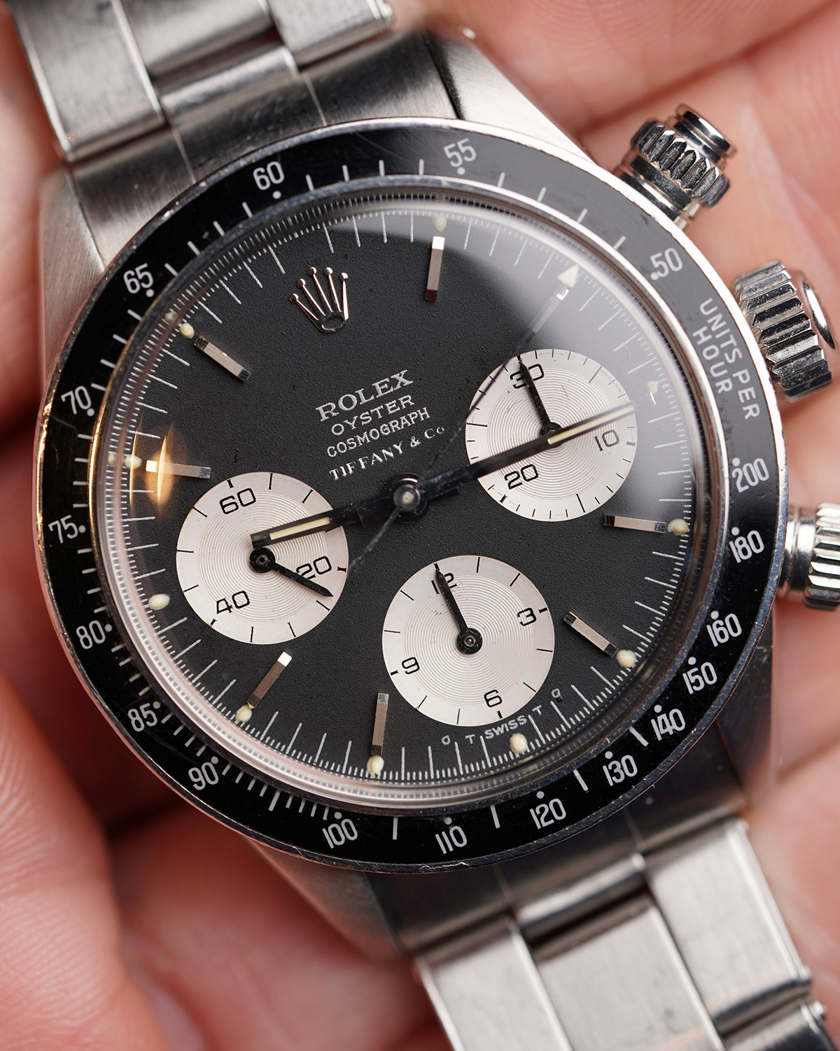 1973 ROLEX x Tiffany & Co. Daytona Ref.6263 Black Dial