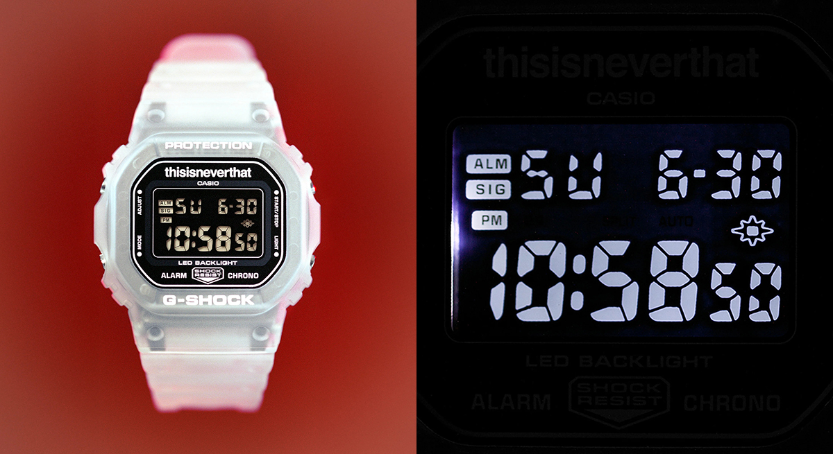 CASIO x thisisneverthat G-SHOCK DW-5600TNT