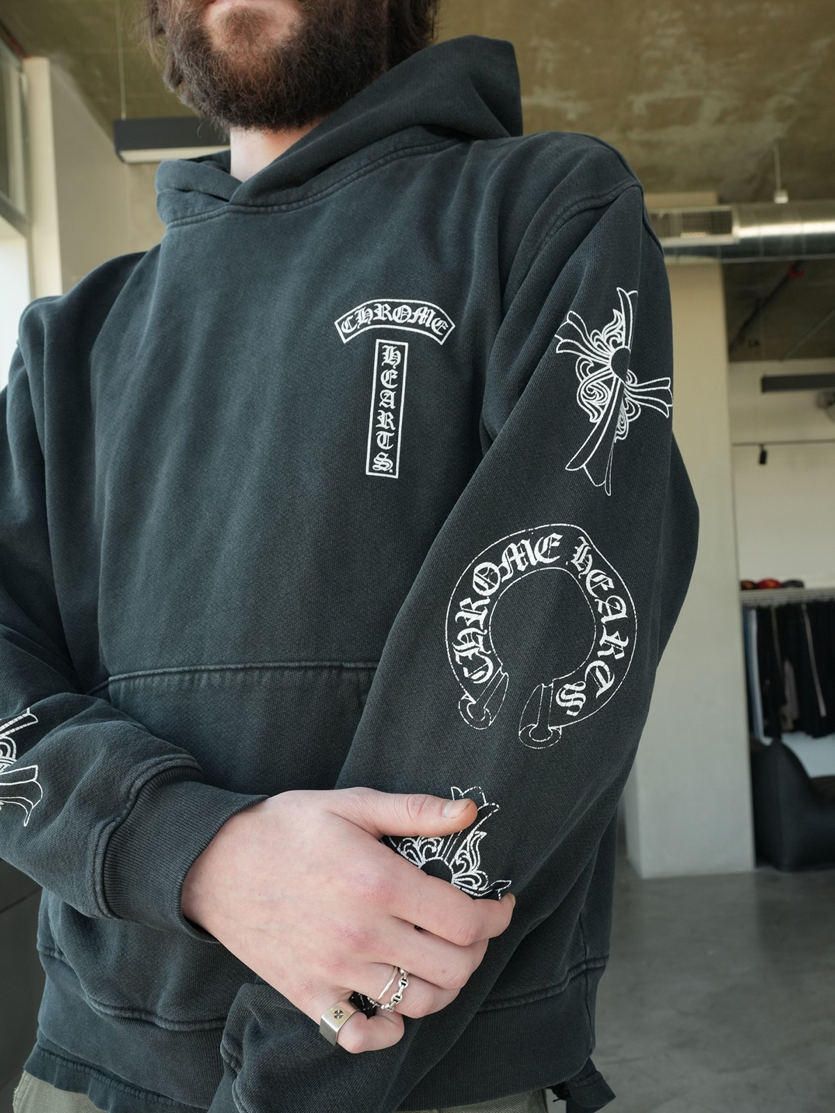 CHROME HEARTS Hoodie Used