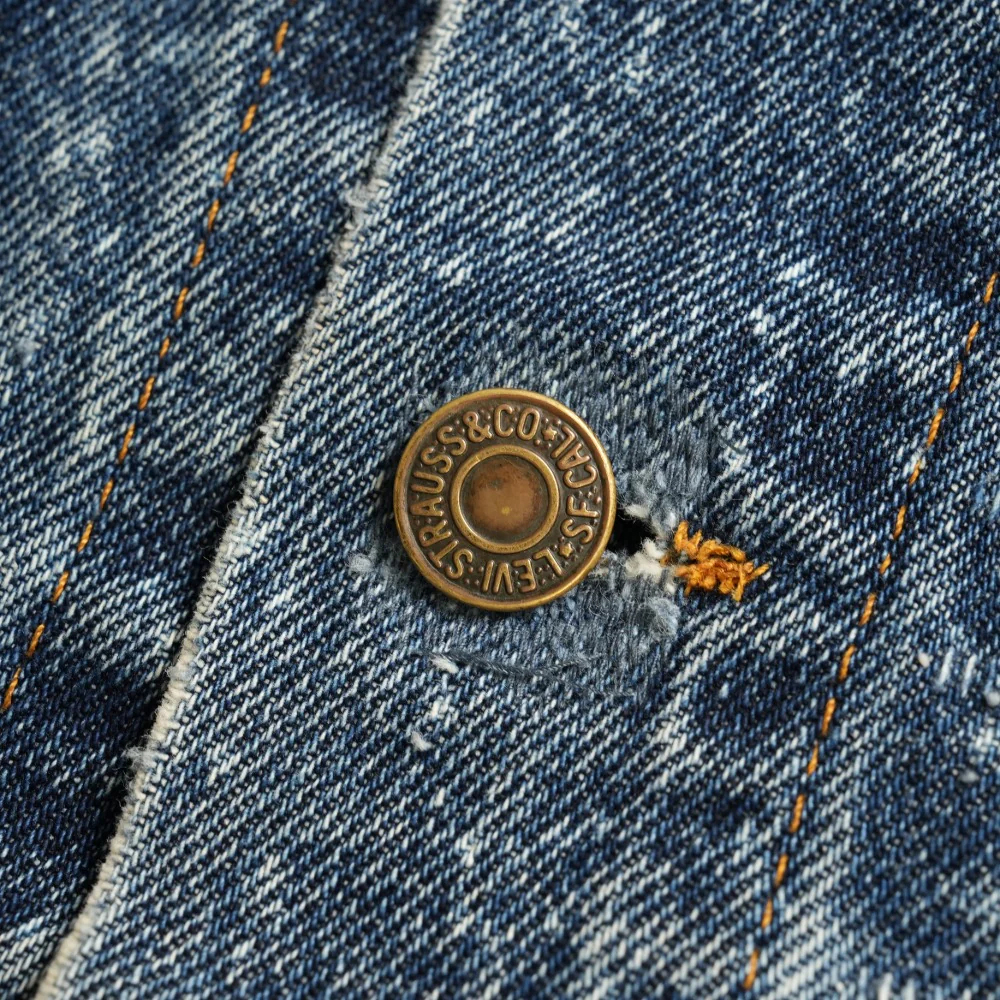 1980's Levi's 70507 Galactic Wash Denim Jacket Vintage