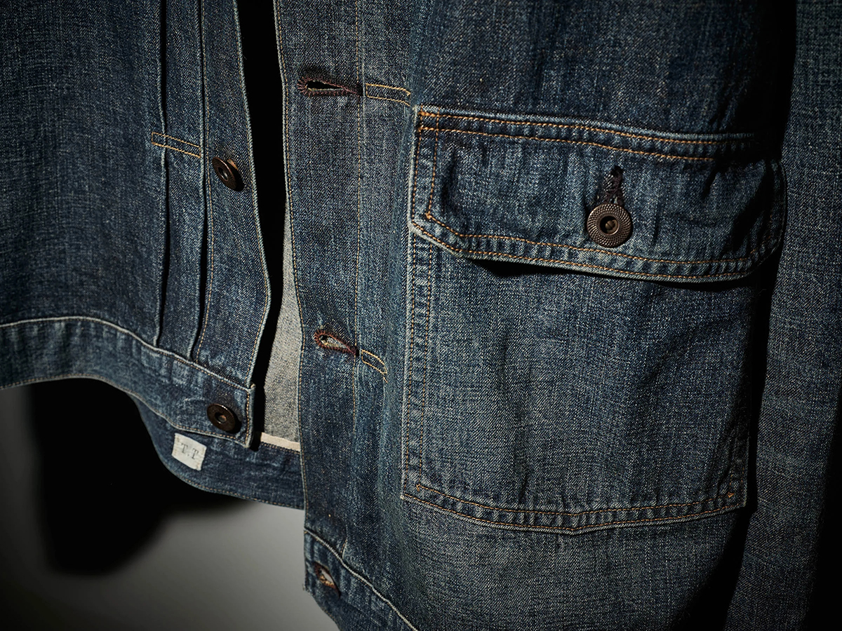 T.T LOT.720 DAMAGED DENIM JACKET 1930'S