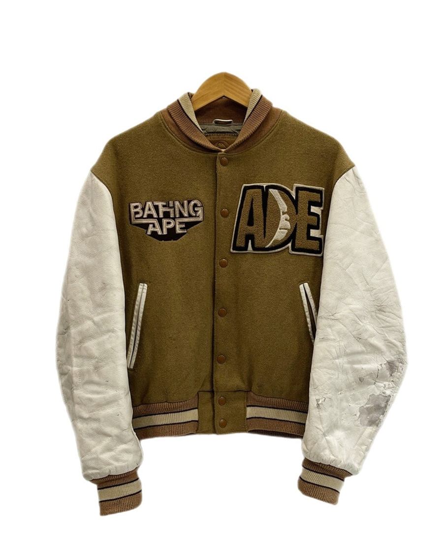 A BATHING APE® 1997 1st logo Varsity Jacket Archive