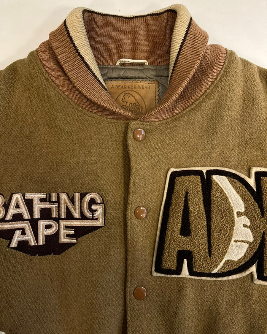 A BATHING APE® 1997 1st logo Varsity Jacket Archive