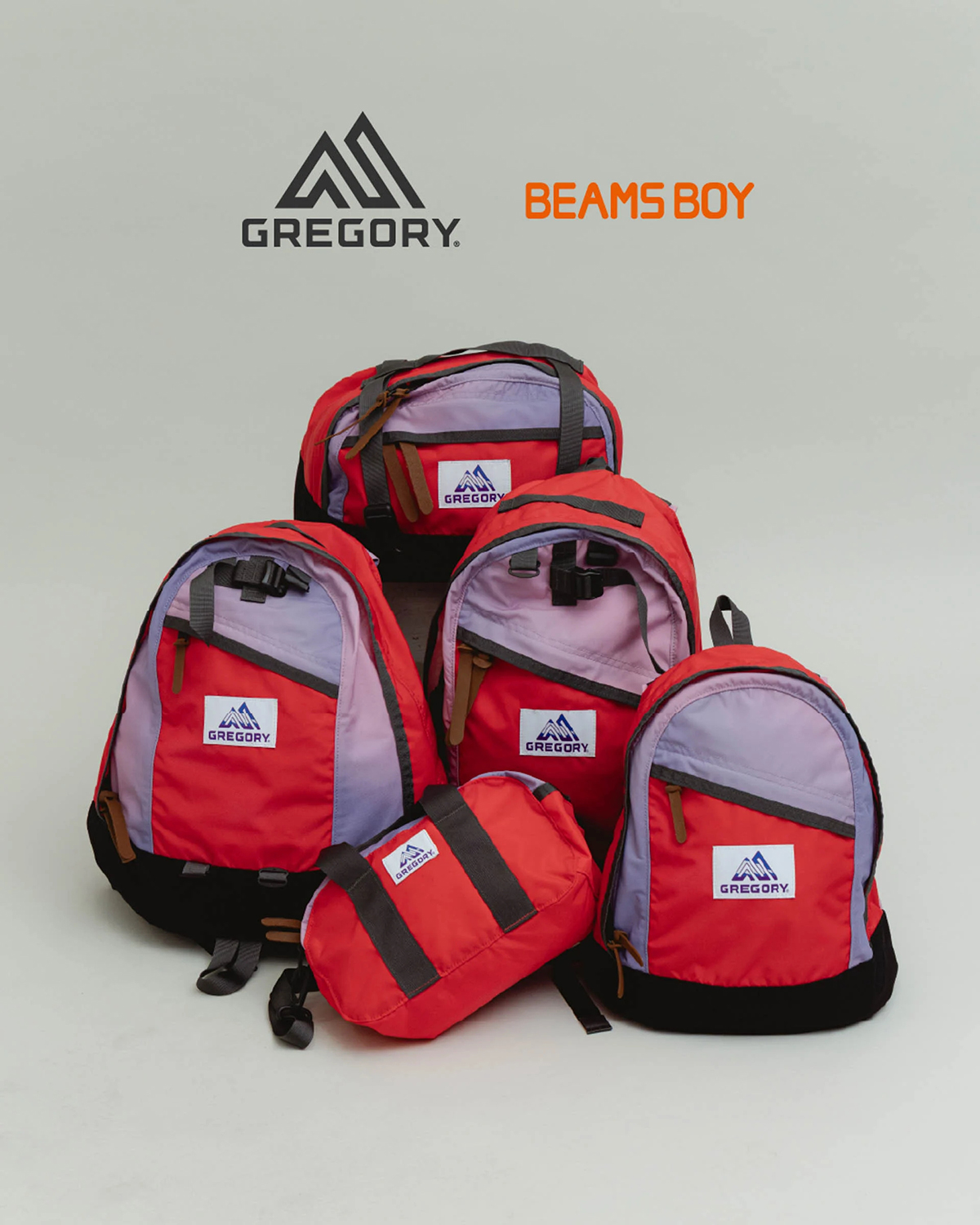 BEAMS BOY x GREGORY Purple Tag