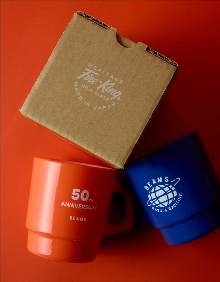 Fire-King x BEAMS ADVERTISING MUG