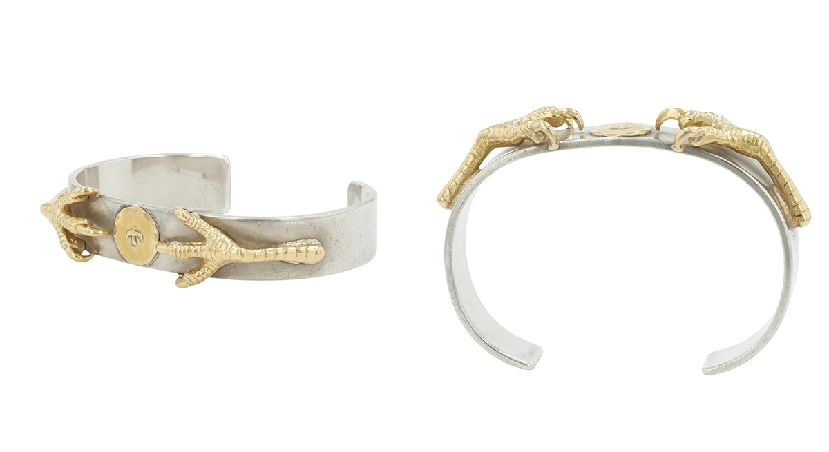goro's 金ツメブレス M Silver & Gold