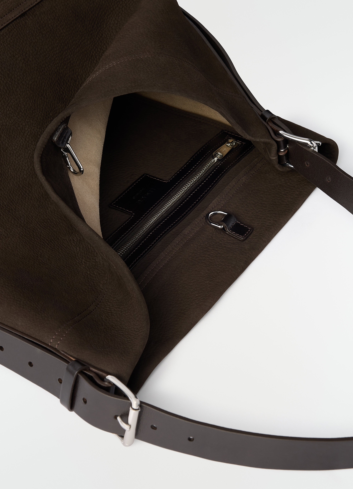 LEMAIRE BELTED Alpaka Nuback Tote Bag