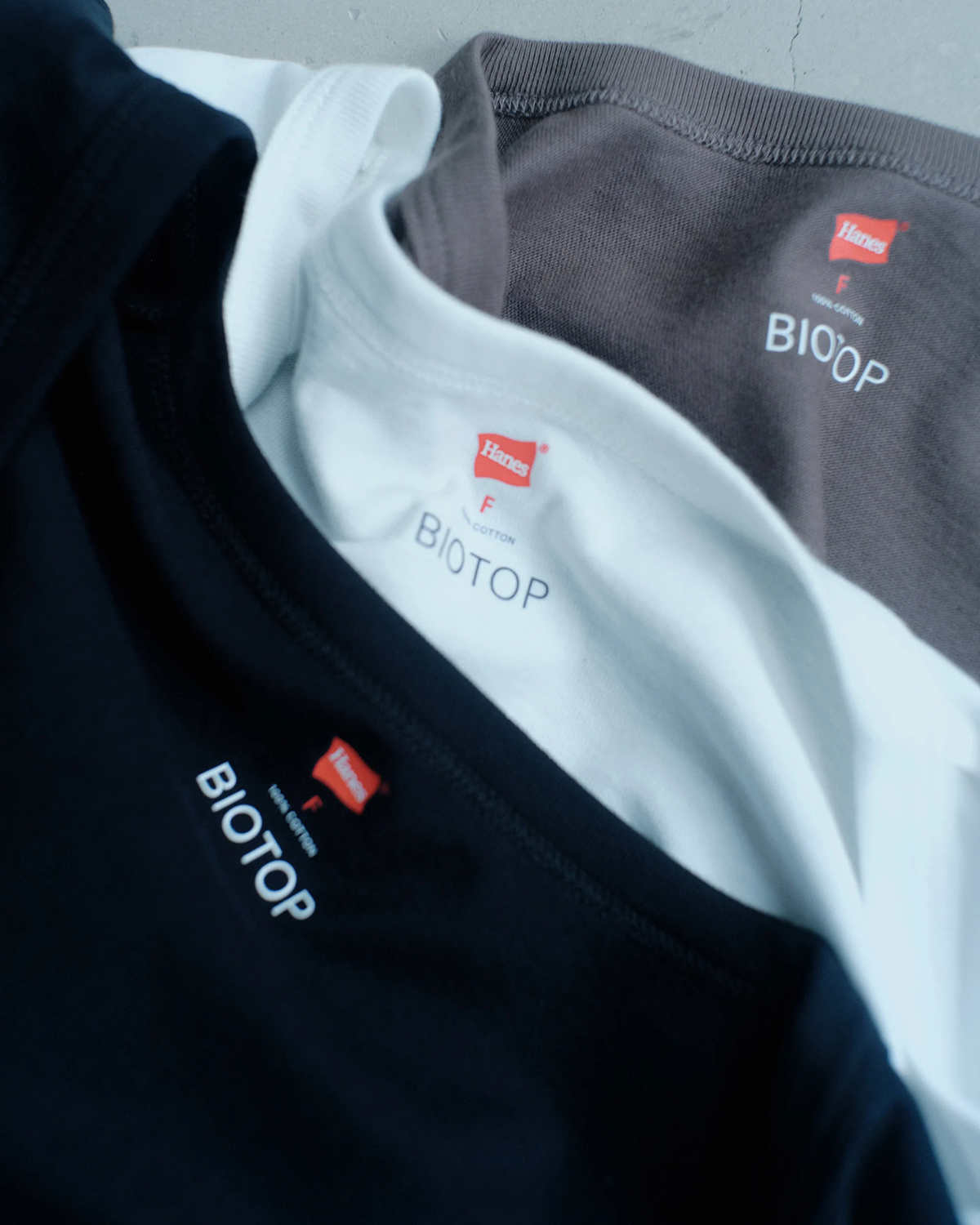 Hanes for BIOTOP Henry Neck Pack T