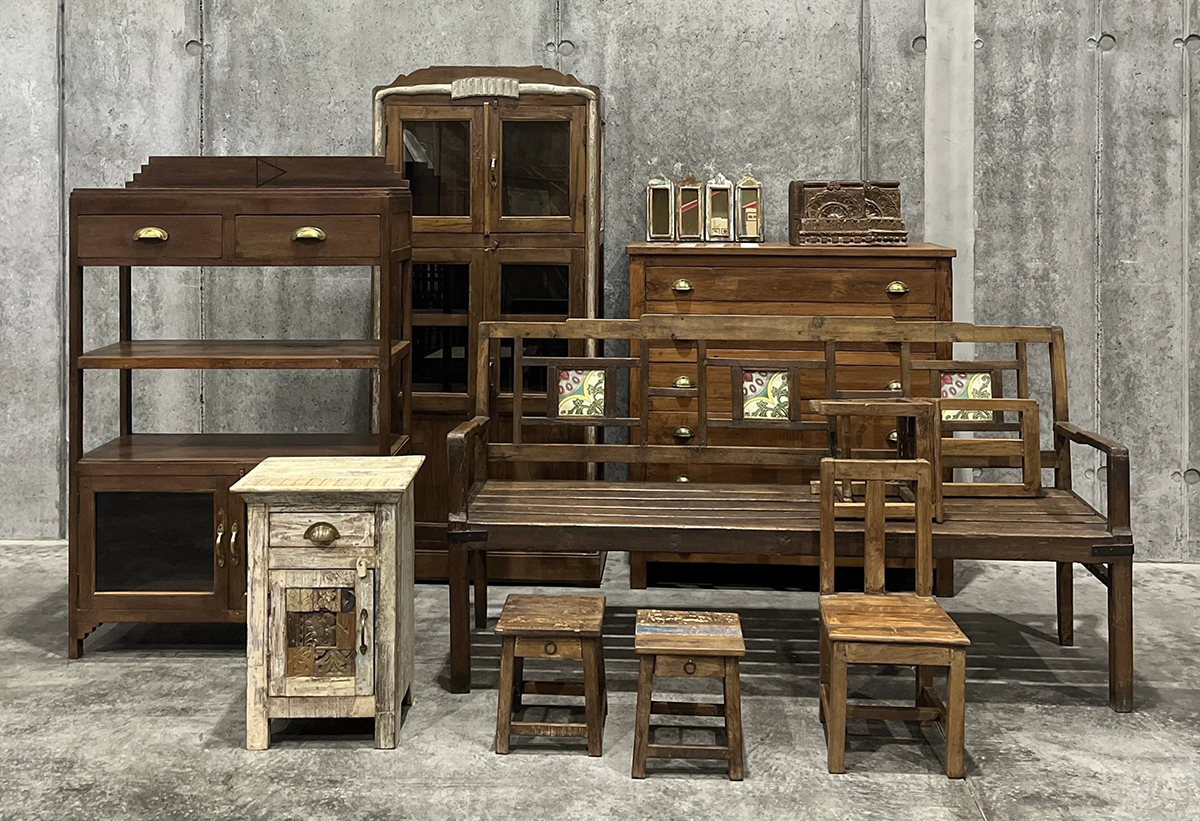 無印良品 インドの古家具