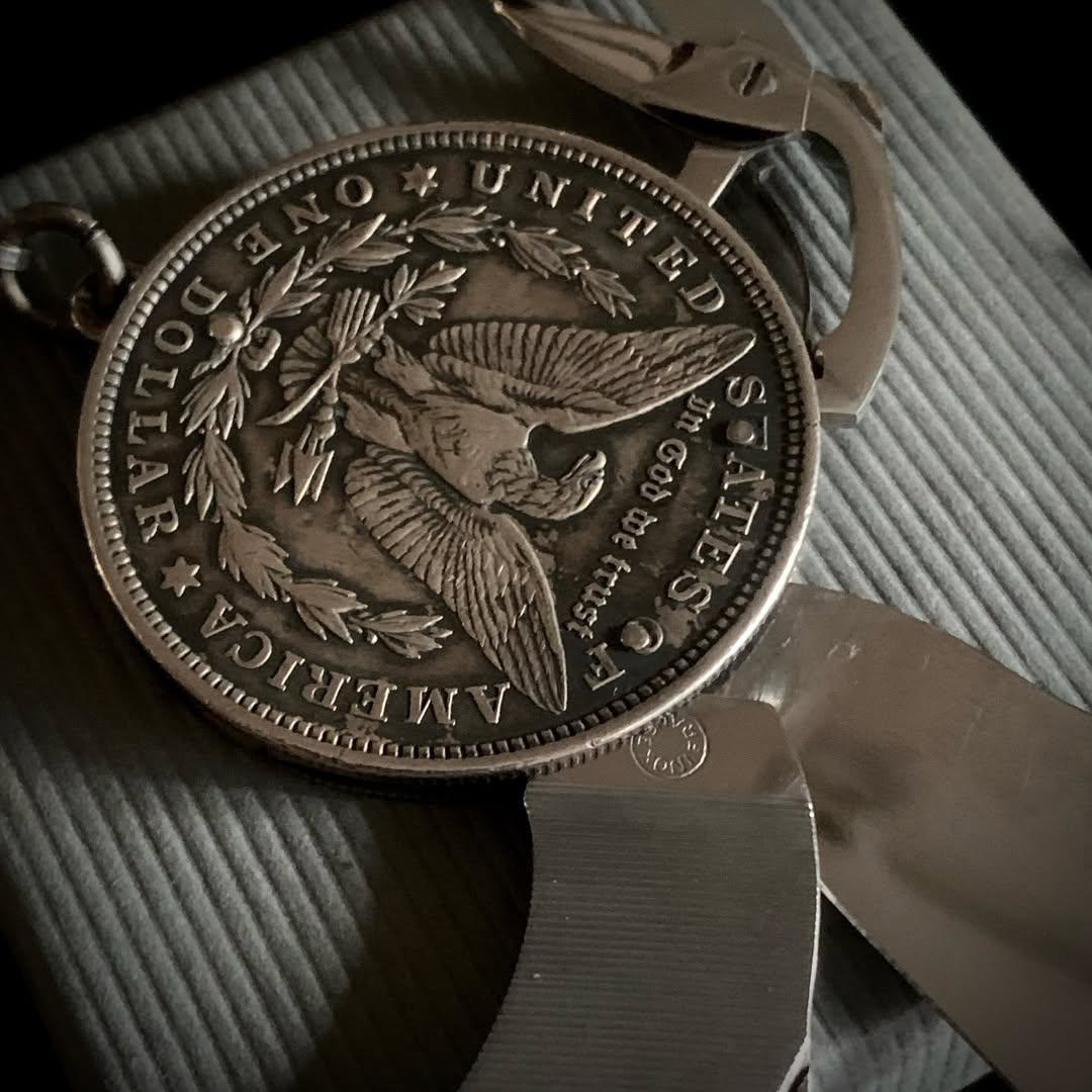 P.B.D x Eloi Pernet Vintage Silver Coin Pocket knife