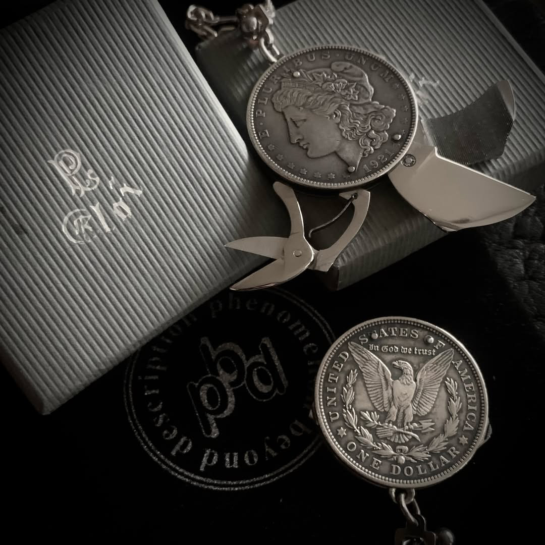 P.B.D x Eloi Pernet Vintage Silver Coin Pocket knife