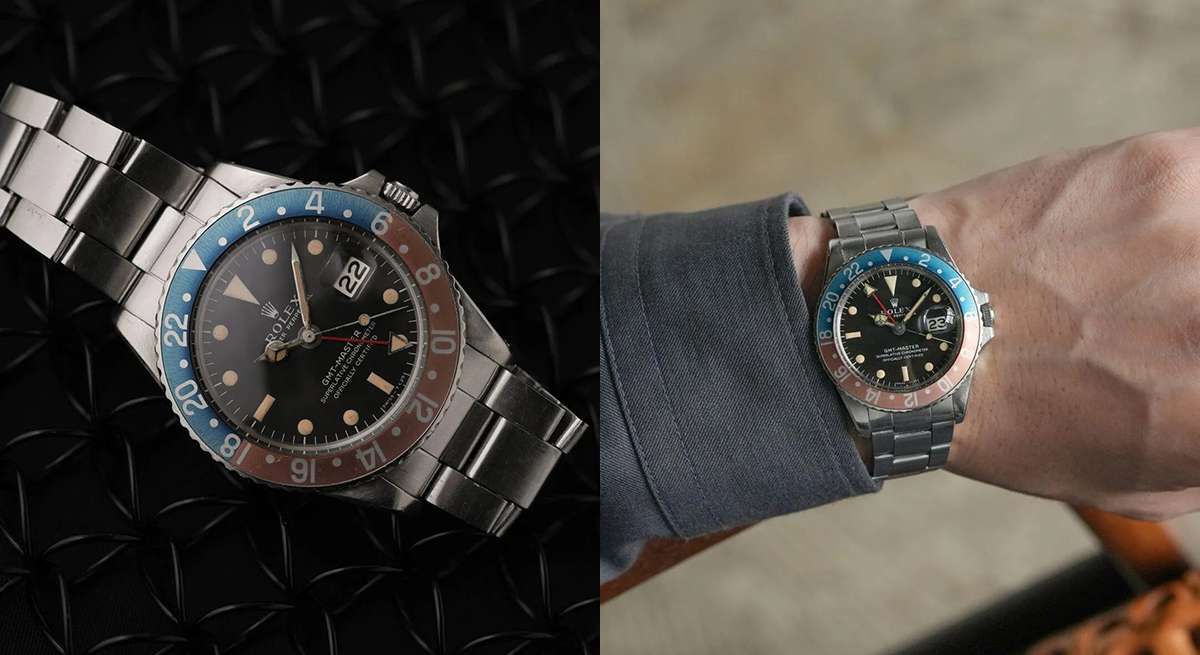 1969 ROLEX GMT MATER Ref1675 Long E Matte Dial Chronometer