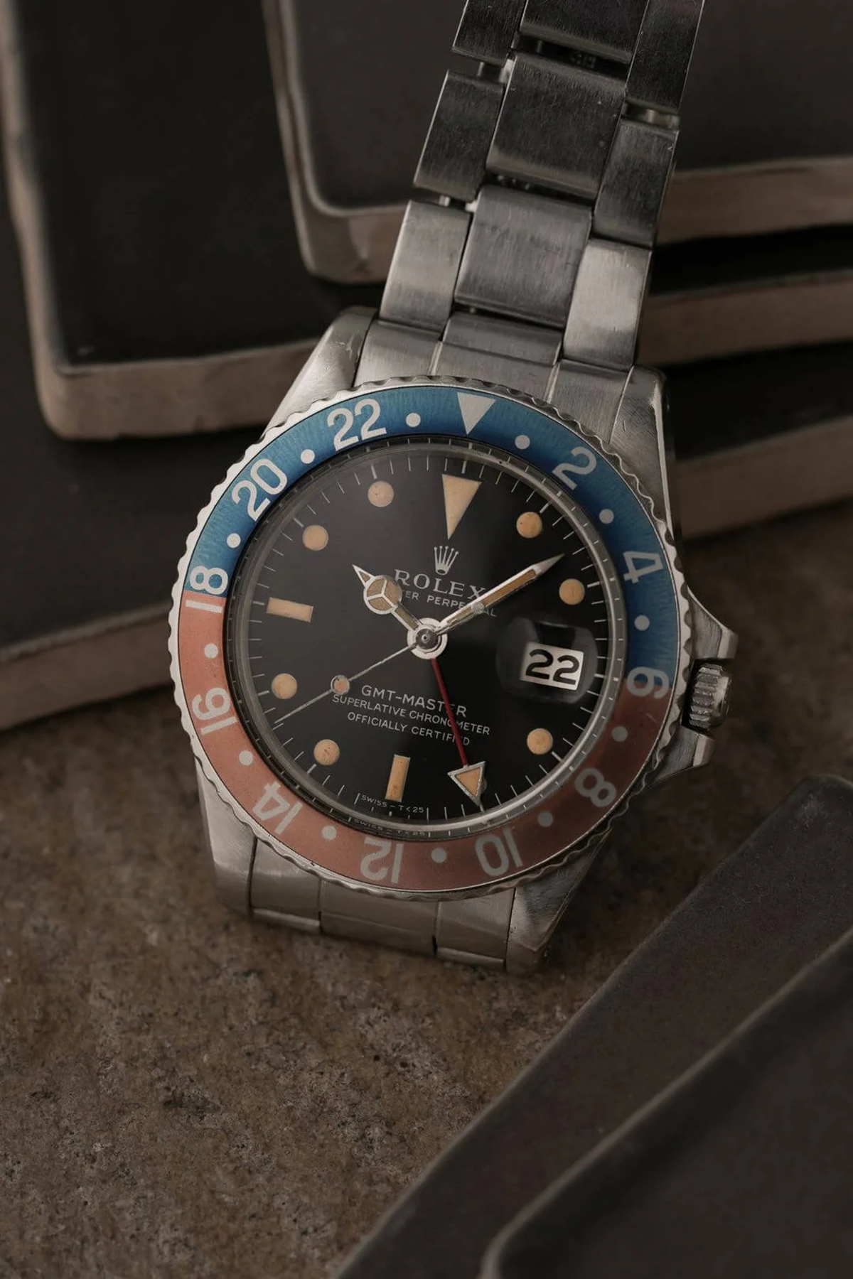 1969 ROLEX GMT MATER Ref1675 Long E Matte Dial Chronometer
