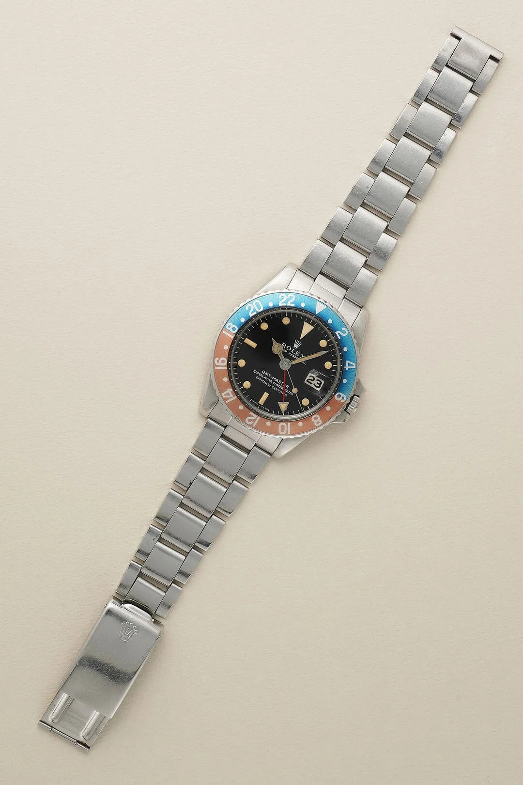 1969 ROLEX GMT MATER Ref1675 Long E Matte Dial Chronometer