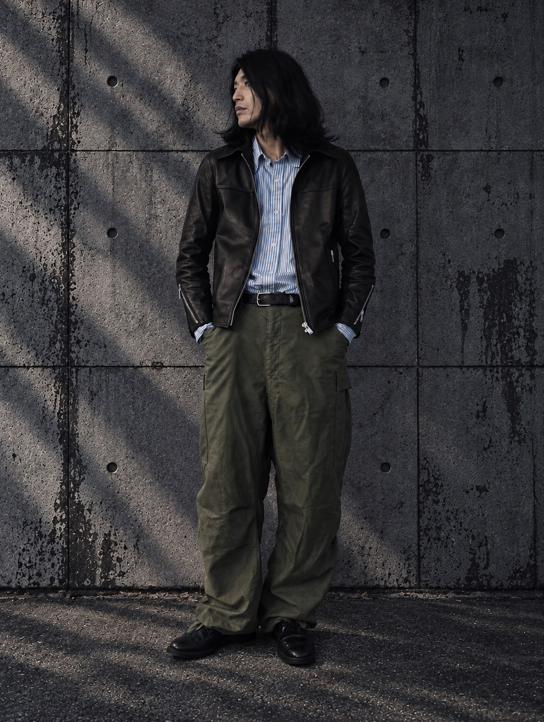 A LEATHER Roadster Jacket