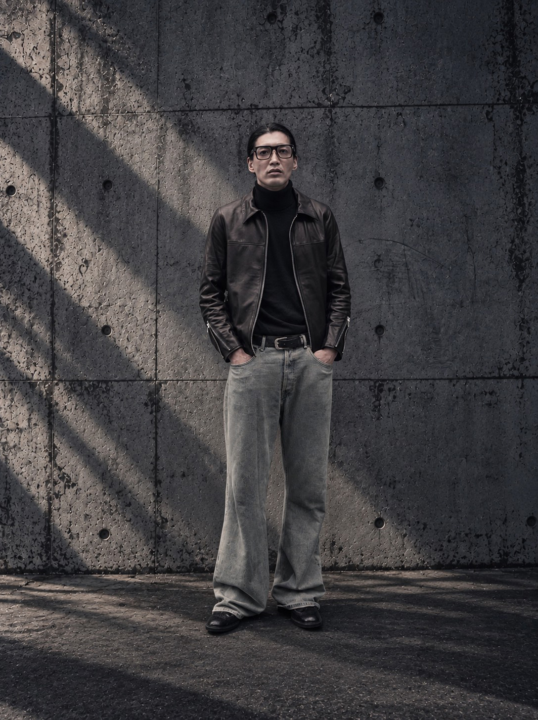 A LEATHER Roadster Jacket